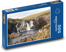 Vodopády na Novom Zélande Puzzle 500 dielikov - 46 x 30 cm 