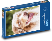 Głowa psa - Collie Puzzle 500 elementów - 46x30 cm