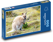 Kangaroo cub at the zoo Puzzle of 500 pieces - 46 x 30 cm 