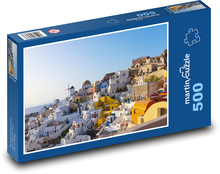 Pohled na řecké Santorini Puzzle 500 - 46x30 cm