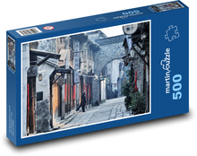 Starobylé čínské budovy Puzzle 500 dílků - 46 x 30 cm
