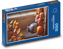 Dýně na podzimní dekorace Puzzle 500 dílků - 46 x 30 cm