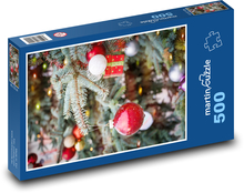 Ozdoby na vianočný stromček Puzzle 500 dielikov - 46 x 30 cm 