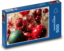 Weihnachtskugeln Puzzle 500 Teile - 46 x 30 cm