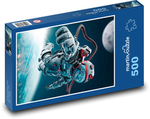 Astronaut ve vesmíru Puzzle 500 dílků - 46 x 30 cm
