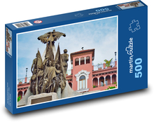 Monumentálna pamiatka so sochami Puzzle 500 dielikov - 46 x 30 cm 