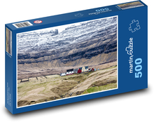 Unterkünfte auf den Färöern Puzzle 500 Teile - 46 x 30 cm