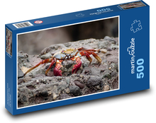 Kolorowy krab na kamieniach wulkanicznych Puzzle 500 elementów - 46x30 cm