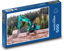 Stavební stroj - rypadlo Puzzle 500 dílků - 46 x 30 cm