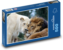 Lev a lvice Puzzle 500 - 46x30 cm