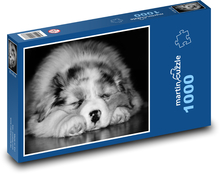 Schlafender Hund Baby Puzzle 1000 Teile - 60 x 46 cm