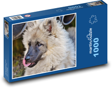 Wolf look of a dog Puzzle 1000 pieces - 60 x 46 cm 