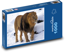 Lion in the White Kingdom Puzzle 1000 pieces - 60 x 46 cm 
