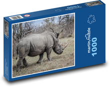 Nashorn in der afrikanischen Wildnis Puzzle 1000 Teile - 60 x 46 cm