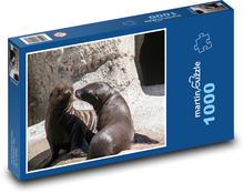 A flapping couple in the sun Puzzle 1000 pieces - 60 x 46 cm