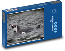 Tučniak v mori Puzzle 1000 dielikov - 60 x 46 cm 