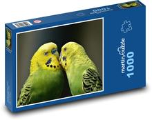 Para papug falistych Puzzle 1000 elementów - 60x46 cm