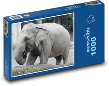 Elephant in enclosure Puzzle 1000 pieces - 60 x 46 cm