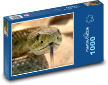 Had s vyplazeným jazykem Puzzle 1000 dílků - 60 x 46 cm