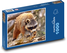 Mýval lezúci na strom Puzzle 1000 dielikov - 60 x 46 cm 