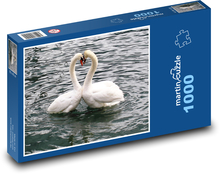 Swans in love Puzzle 1000 pieces - 60 x 46 cm 