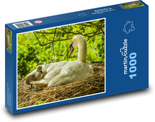 Swan Puzzle 1000 pieces - 60 x 46 cm 