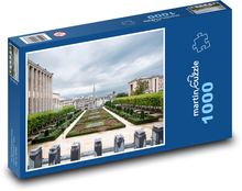 Mont des Arts Gardens, Brussels Puzzle 1000 pieces - 60 x 46 cm 