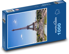 Paříž - Eiffelova věž Puzzle 1000 dílků - 60 x 46 cm