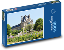 Najpiękniejsze ogrody Paryża Puzzle 1000 elementów - 60x46 cm