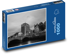 Dublin, riečny most Puzzle 1000 dielikov - 60 x 46 cm 