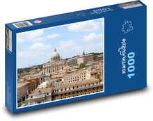 Watykan i Bazylika św. Piotra Puzzle 1000 elementów - 60x46 cm