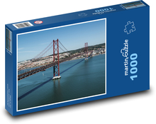 Lisabon - most 25. dubna Puzzle 1000 dílků - 60 x 46 cm