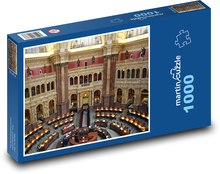 Amerykańska Biblioteka Kongresu w Waszyngtonie Puzzle 1000 elementów - 60x46 cm