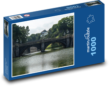 Tokio - Most w Pałacu Cesarskim Puzzle 1000 elementów - 60x46 cm
