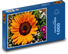 Květiny - Slunečnice Puzzle 1000 dílků - 60 x 46 cm