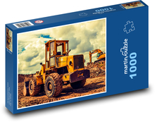 Nakladač a rýpadlo na mieste Puzzle 1000 dielikov - 60 x 46 cm