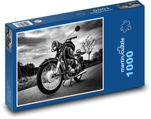 Historyczny motocykl Puzzle 1000 elementów - 60x46 cm