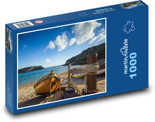 Malá loďka v zálivu Puzzle 1000 dílků - 60 x 46 cm