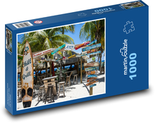 Tropische Strandbar Puzzle 1000 Teile - 60 x 46 cm
