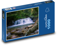 Vodopád na řece Puzzle 1000 dílků - 60 x 46 cm