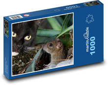 The cat and the mouse Puzzle 1000 pieces - 60 x 46 cm 