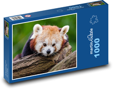 Panda spočívajúca na guľatine Puzzle 1000 dielikov - 60 x 46 cm 