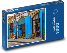 Ulica na Cypre - Lamaka Puzzle 1000 dielikov - 60 x 46 cm 