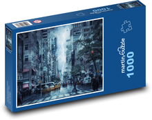 Storm in the city Puzzle 1000 pieces - 60 x 46 cm