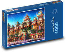 China, Altstadt Puzzle 1000 Teile - 60 x 46 cm