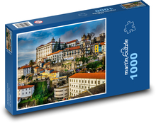 Porto (Portugal) - Historisches Viertel Ribeira Puzzle 1000 Teile - 60 x 46 cm
