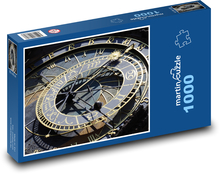 Pražský orloj - detail Puzzle 1000 dielikov - 60 x 46 cm 