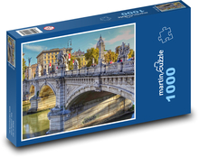 Most anjelov v Ríme Puzzle 1000 dielikov - 60 x 46 cm 