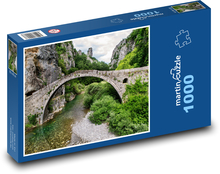 Most Konitsa v Řecku Puzzle 1000 dílků - 60 x 46 cm