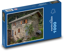 Carnino, a stone house in Italy Puzzle 1000 pieces - 60 x 46 cm 